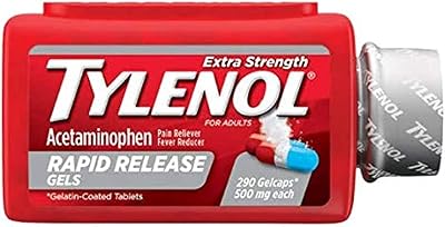 Gel à libération rapide tylenol extra fort 500 mg (290 unités)