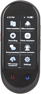 Traducteur de langue bidirectionnel instantané portable de 3 pouces, appareils de traduction hors