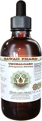 Extrait liquide sans alcool d'umckaloabo, supplément à base de plantes de glycérite