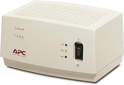 Régulateur de tension automatique apc le1200 line-r 1200 va, beige