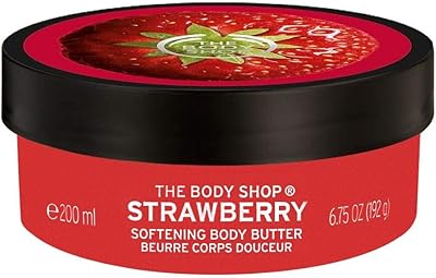 Beurre corporel lissant à la fraise the body shop 200 ml