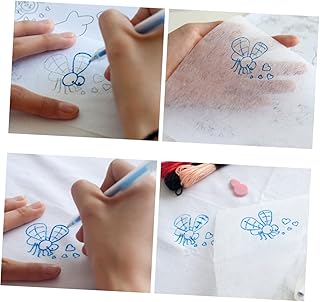 32 papier de transfert de broderie magiclulu papier de calque créatif en carbone papier de transfert de papier à friction blanc clair pour le dessin et la copie. Votre satisfaction, notre priorité chez Diaytar