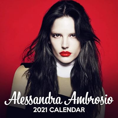 Calendrier 2021 alessandra ambrosio : calendrier de 12 mois de 2021, janvier 2021