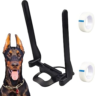 Kit de support d'oreille pour chien, support vertical fixe de correction d'oreille pour chien samoyède doberman (noir). Diaytar Sénégal : Diversité produits, unité de prix bas