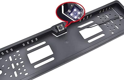 Support de plaque d'immatriculation avec caméra de recul