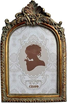 Cadre photo vintage cisoo 5x7, cadre photo antique, affichage de table et décoration