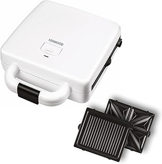 Machine à sandwich kenwood 2 en 1 avec grill, 1 300 watts, modèle