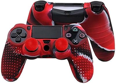 Housse en silicone antidérapante skido souple compatible avec la manette playstation