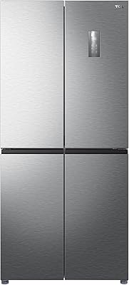 Réfrigérateur tcl 560l à portes françaises, double inverseur écologique, écran tactile électronique, congélateur