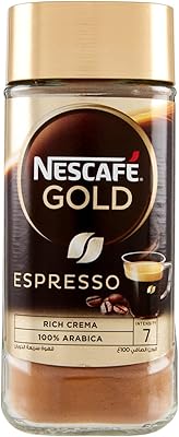 Café expresso italien instantané riche en crème de nescafé gold, 100 grammes
