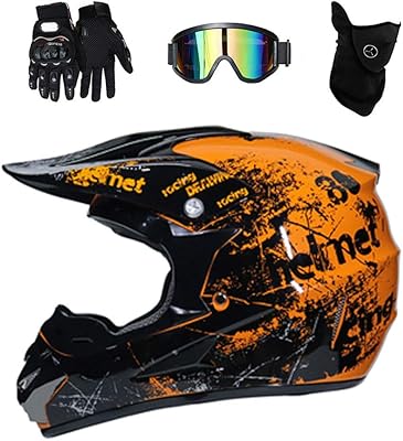 Casque de moto triperson dirt bike off-road motocross atv pour hommes et femmes
