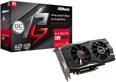 Carte vidéo asroc phantom gaming d-radeon rx 580 directx 12 rx580 8g oc