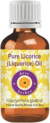 Dave herbs réglisse pure (réglisse) (glycyrrhiza glabra) huile naturelle de qualité thérapeutique 15