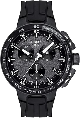 Montre à quartz analogique pour homme avec bracelet en silicone t1114173744103, bracelet, bracelet