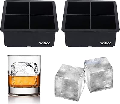 Grands bacs à glaçons en silicone witis (25 pouces) bac pour whisky