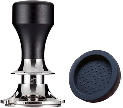 Presseur à expresso calibré de 58 mm pour baristas professionnels, base plate en acier inoxydable solide avec poignée ergonomique. Le discount haut de gamme, c'est possible avec Diaytar