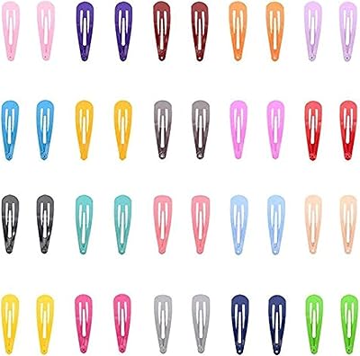 40 pièces (20 paires) de pinces à cheveux antidérapantes de 1,77 pouces