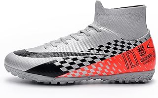 Chaussures de football professionnelles respirantes à col haut pour hommes pour l'entraînement