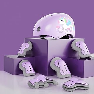 Ensemble de casque de vélo pour enfants, casque de vélo réglable pour adultes