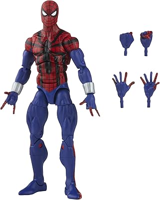 Hasbro marvel legends series, spider-man : ben reilly, multicolore, f3699 spider-man legend