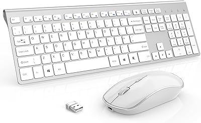 Ensemble clavier et souris sans fil rechargeables j joyasys 2,4 g, portable