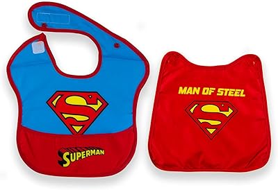 Warner bros. warner bros. bavoir bébé superman avec sweats à capuche super doux