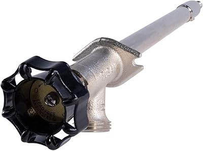 Medline valve silcock 8428p tuyau en laiton chromé raccord pex 1-2" et tuyau