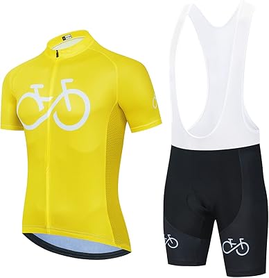 Maillot de cyclisme pour hommes, maillot de cyclisme vtt, ensemble à bretelles, vêtements