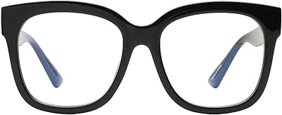 Lunettes bloquant la lumière bleue pour femmes lunettes d'ordinateur carrées surdimensionnées