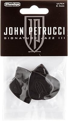 Figurine dunlop john petrucci jazz 3, paquet de 6, 427pjp