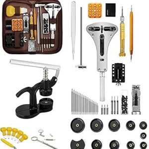 Kit d'outils de réparation de montre 166 pièces + ensemble de presse de montre. Des économies substantielles vous attendent sur Diaytar