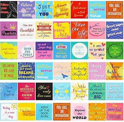 Otos 160 pièces cartes de citation inspirantes, cartes de citation de motivation, cartes d'encouragement à la gentillesse, cartes de visite taille personne, 40 styles, 3 x 3 pouces. Un océan de bonnes affaires sur Diaytar Sénégal