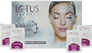 Lotus herbals radiant platinum kit visage 37 g, multicolore