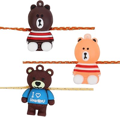 Ensemble de 3 poupées rakhi pour petit frère | rakshabandhan 2020 [rac033]