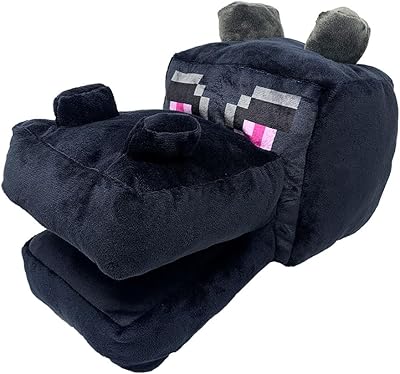 Minecraft ender dragon head grand jouet en peluche, environ 13,8 pouces (35 cm)