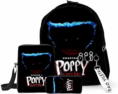 Bobby playtime character ensemble de sac à dos trois pièces sac d'école grand