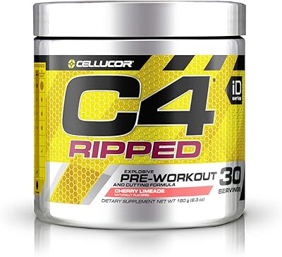 KIT DE FORMATION CELLUCOR C4 RIPPED ORIGINAL ID SEREP, VERT CITRON, 30 PIÈCES