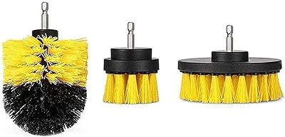 Brosse de nettoyage de voiture en trois pièces, brosse de nettoyage de voiture