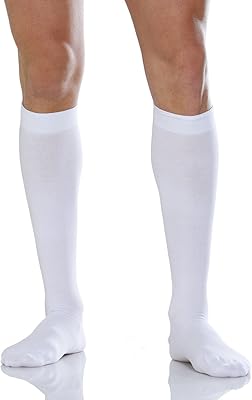 Relaxsen 920 - bas de contention unisexes en coton avec compression graduée 22-27