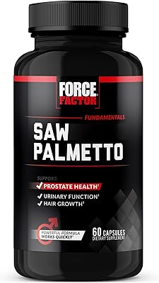 Force factor saw palmetto pour hommes, extrait de saw palmetto pour la santé