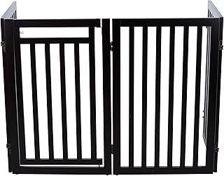 Barrière pour chien trixie pet products avec chatière, pin poli, barrière convertible