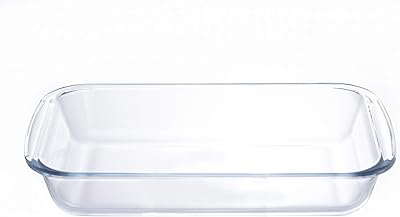 Plat à pâtisserie rectangulaire en verre taliona - 1 litre, transparent, verre borosilicate