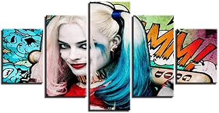 Baojian hd imprimé toile peinture 5 image joker mur art populaire