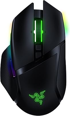 Souris de jeu sans fil ultra-rapide razer basilisk : le commutateur