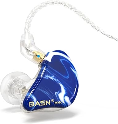 Casque de contrôle auriculaire basin mmcx avec 2 câbles détachables améliorés casque antibruit