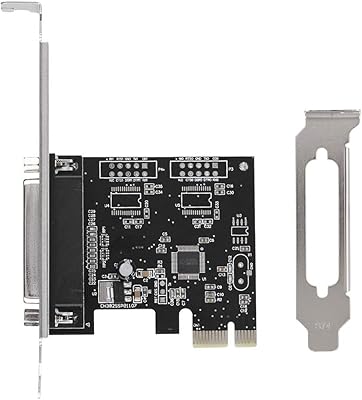 Carte pcie vers port parallèle adaptateur de carte d'imprimante lpt pci-e db25 pour