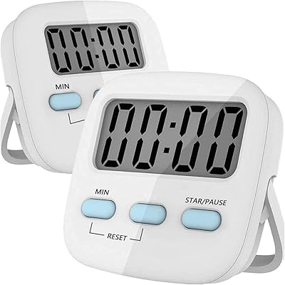Grand minuteur de cuisine lcd numérique pour la [édition 2023] chronomètre magnétique