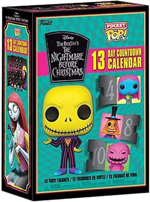 Calendrier de l'avent de noël funko pop : cauchemar avant noël avec 13 jours de surprise poche aux couleurs vives, multicolore, taille unique. Diaytar : Votre allié pour des achats malins et économiques