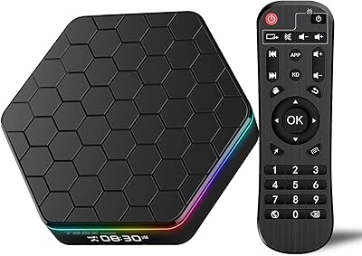 Boîtier tv android 12.0, 4 go de ram et 64 go de rom