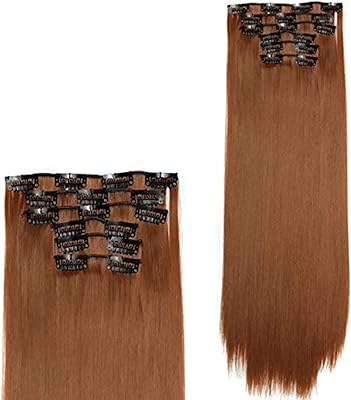 Extensions de cheveux synthétiques épaisses pour toute la tête de the white shop